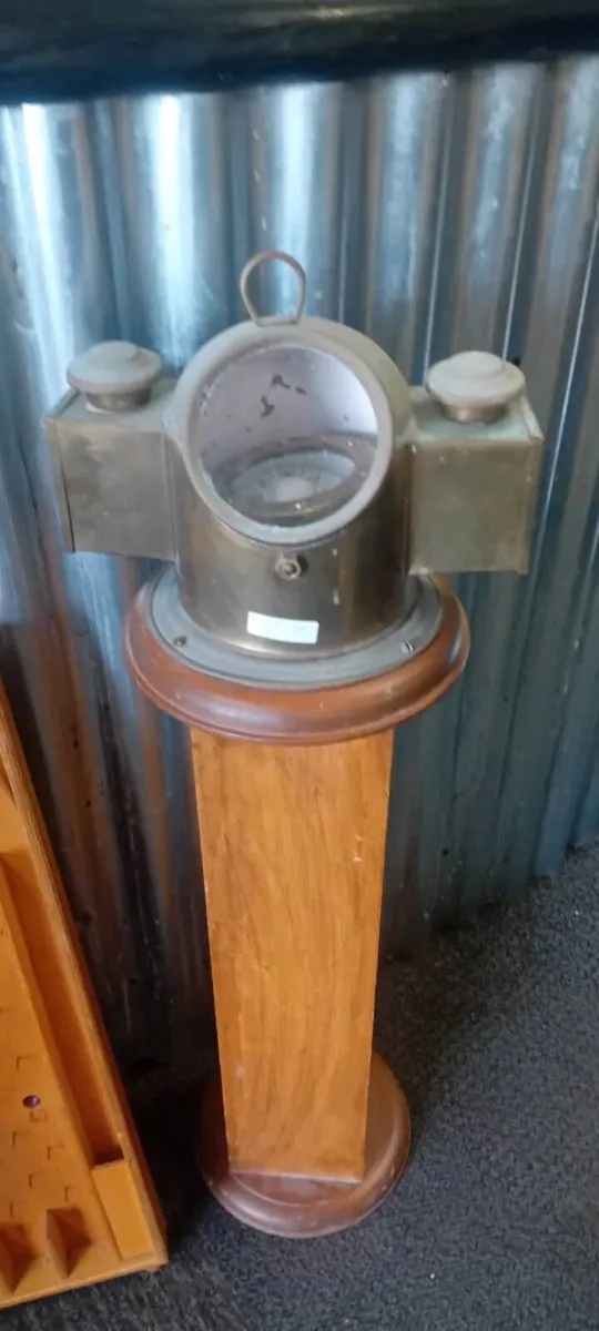 Vintage Mounted Zhips Binnacle Compass - Image 2