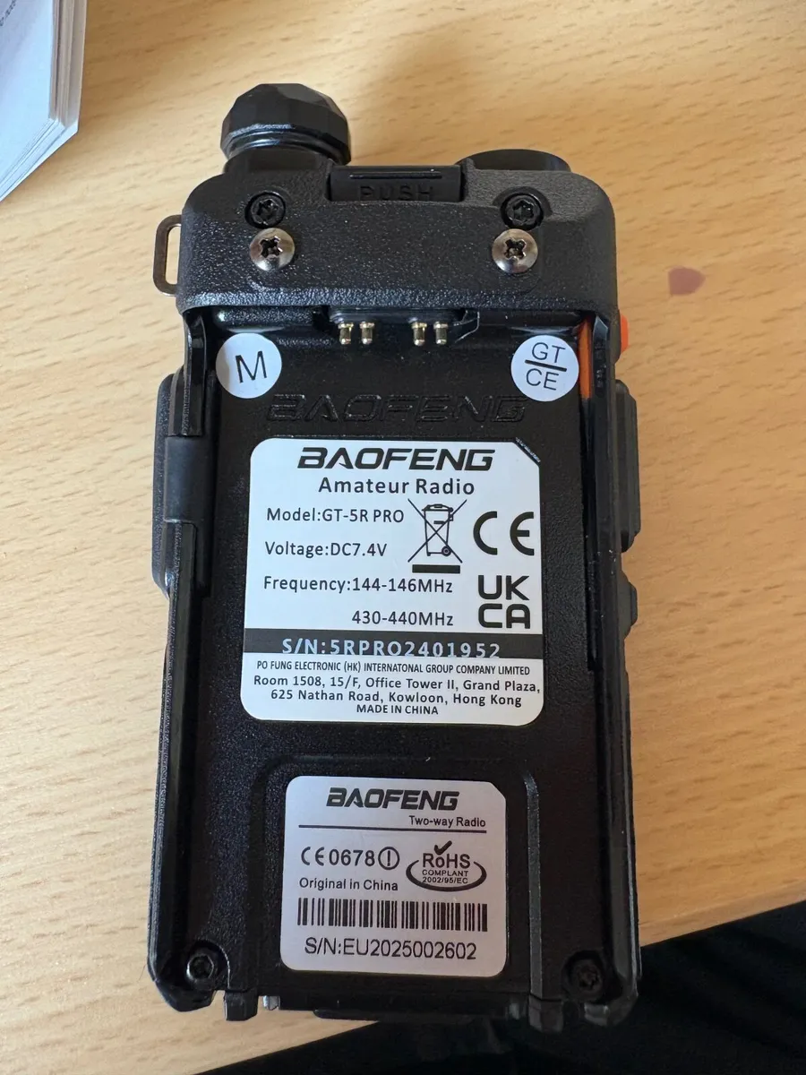 Baofeng GT-5R Pro 5W Multi-Band Radio × 6 - Image 1