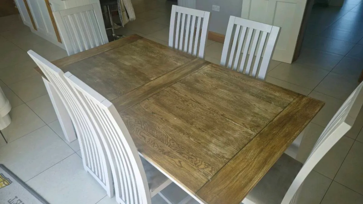 Table and 6 Chairs - Image 1