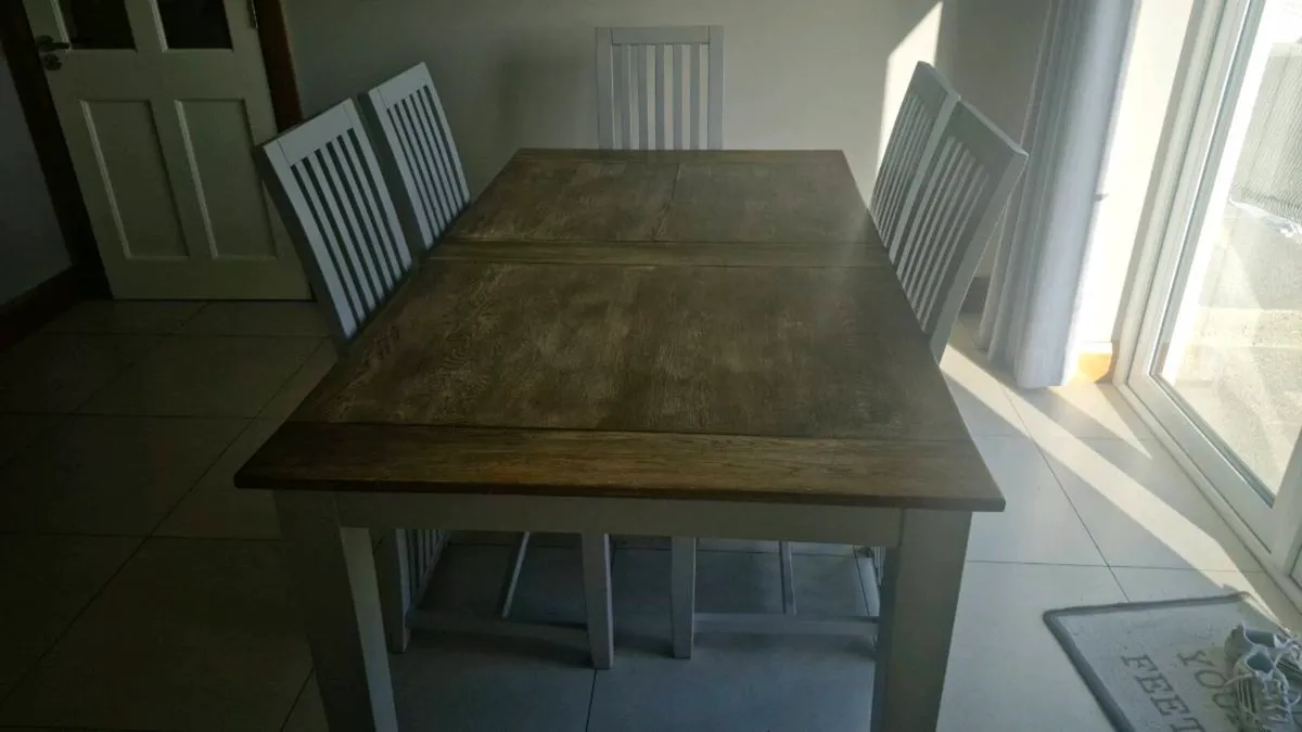 Table and 6 Chairs - Image 3