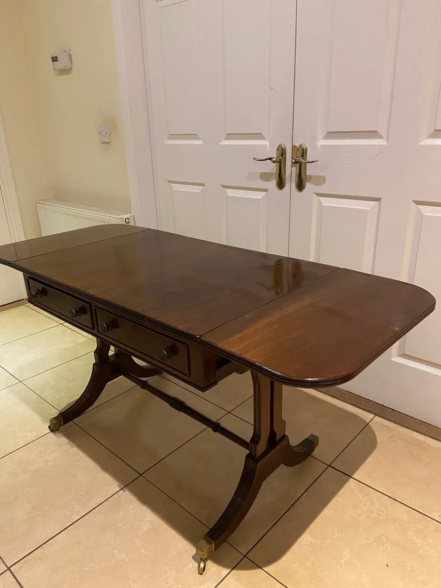 Two Georgian & Regency sofa’s tables - Image 3