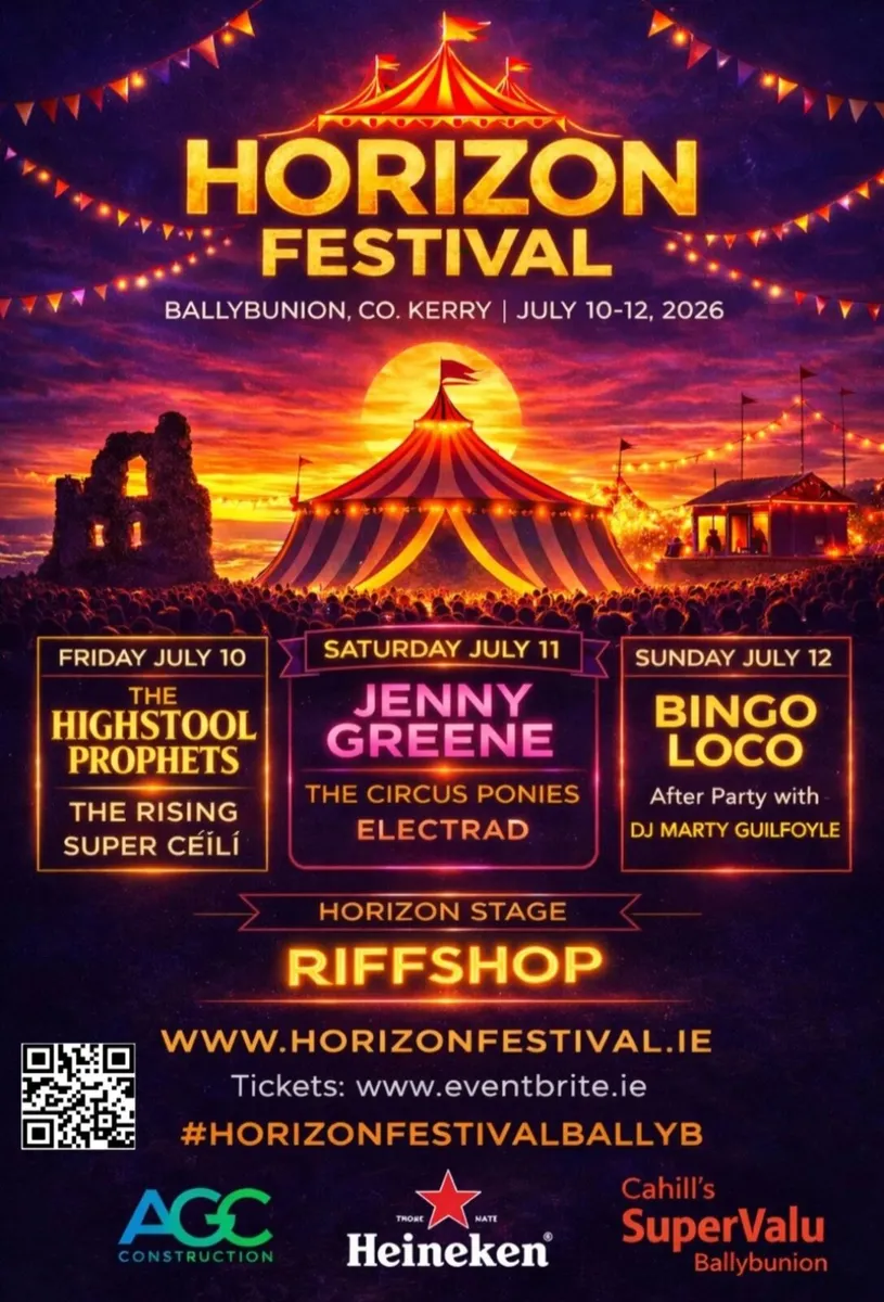 2 Jenny Greene TIckets Horizon Ballybunion