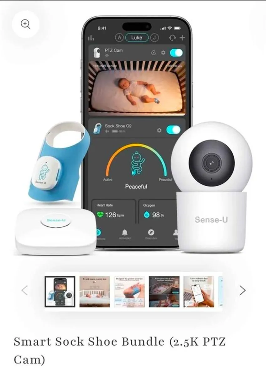 The Sense-U Smart Sock Shoe Bundle - Image 1