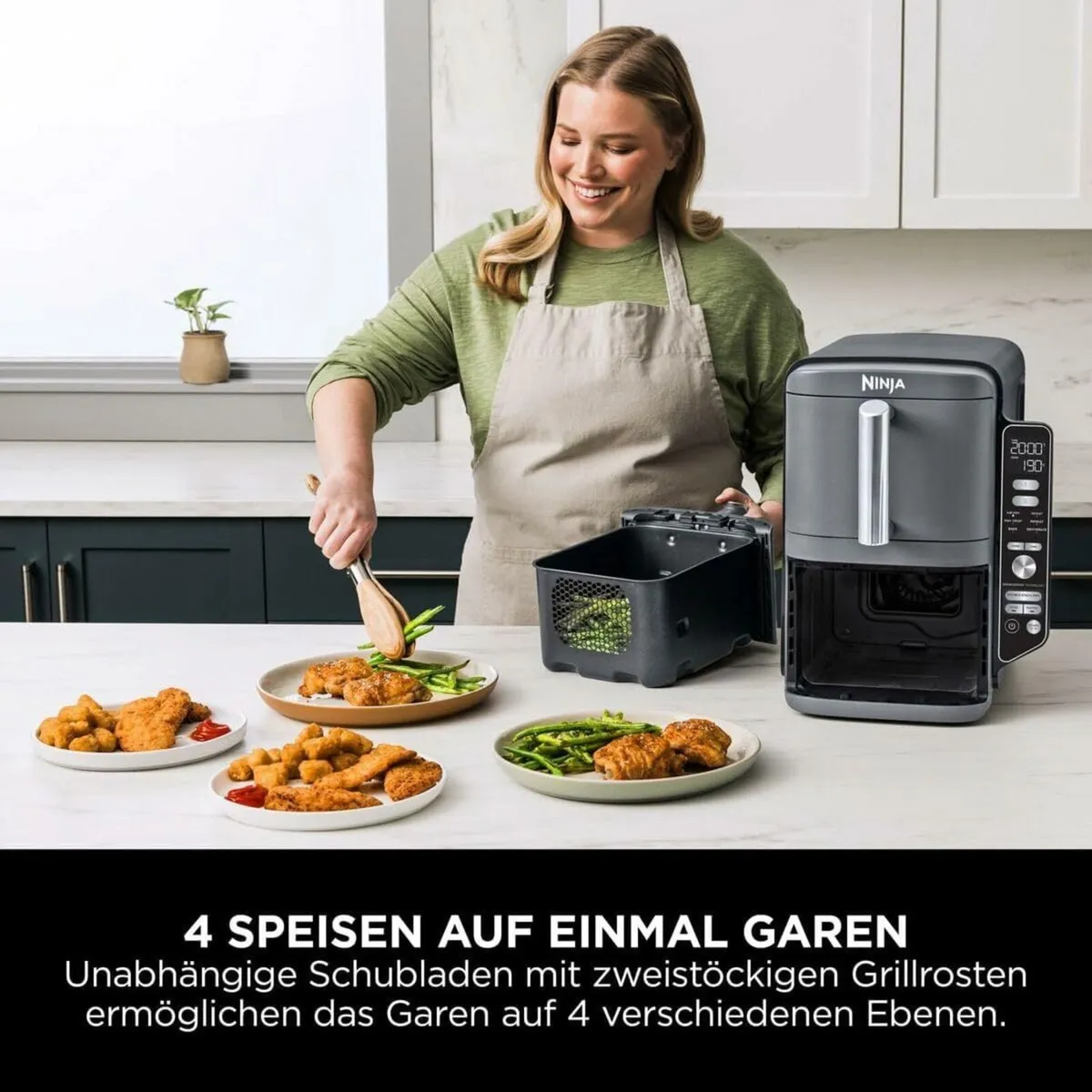 Ninja Air Fryer with 2 Baskets - save 150 euros - Image 1