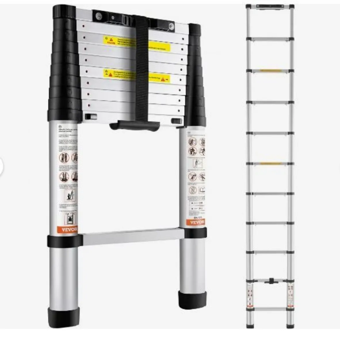Telescoping Ladder, 320 cm Aluminum - Image 1