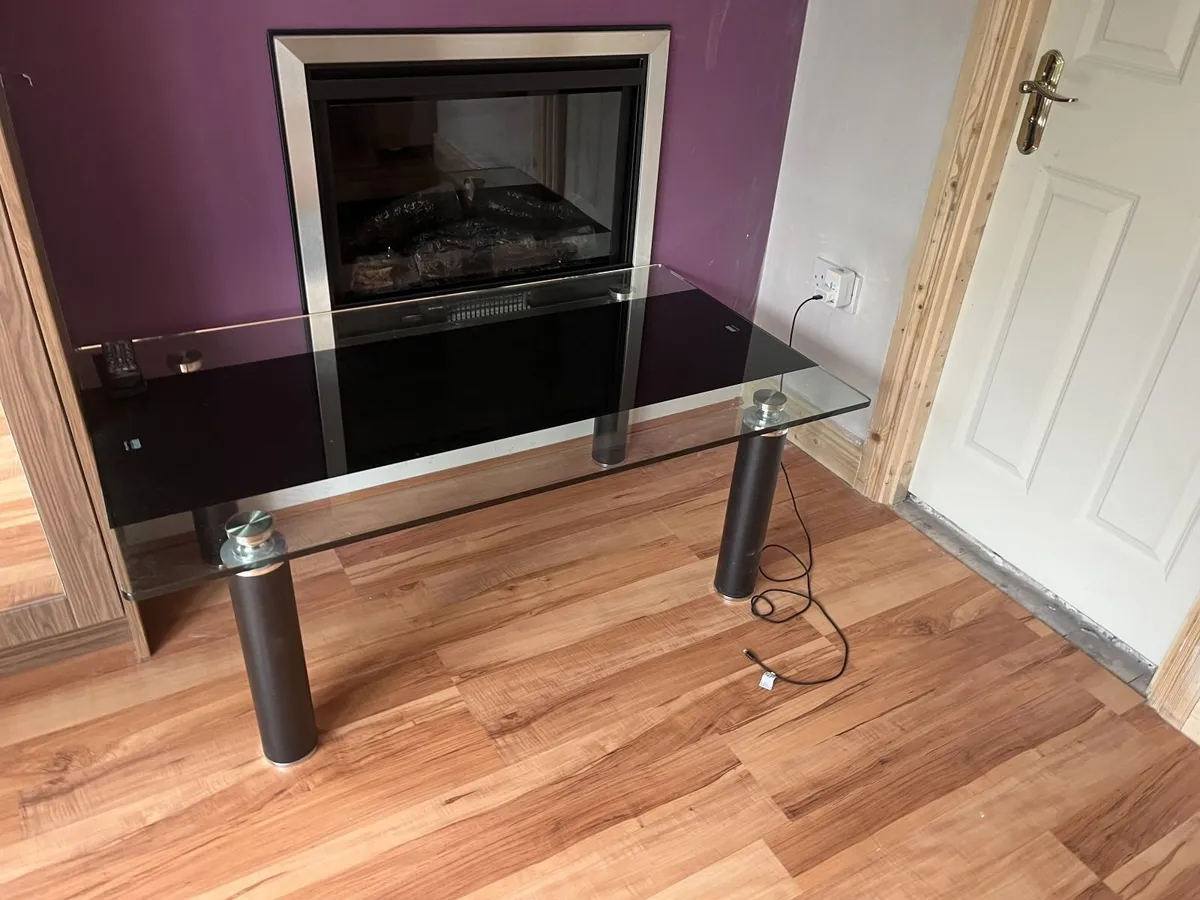 Sofa Table and Wood Shelf - Image 3