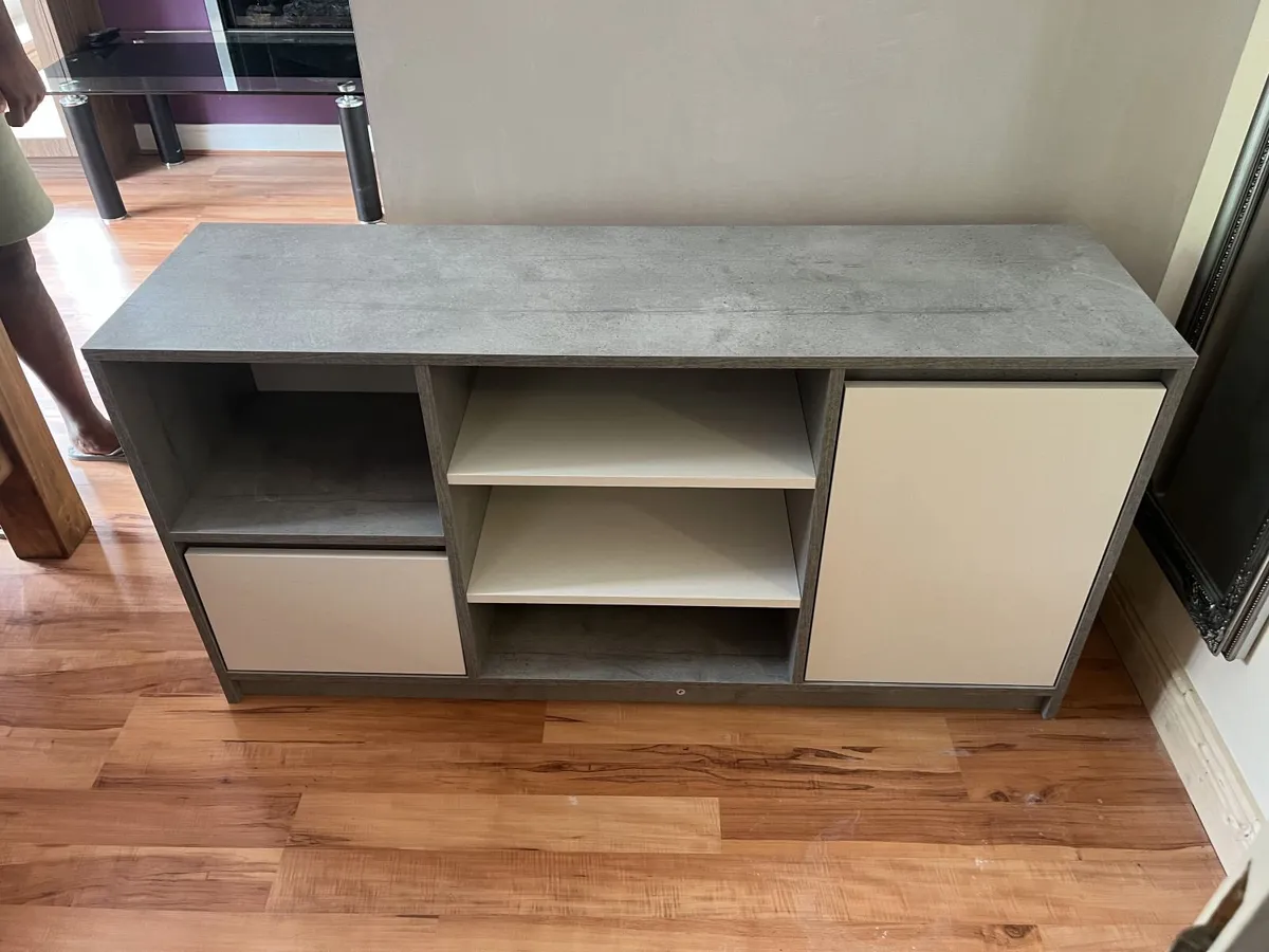 Sofa Table and Wood Shelf - Image 4