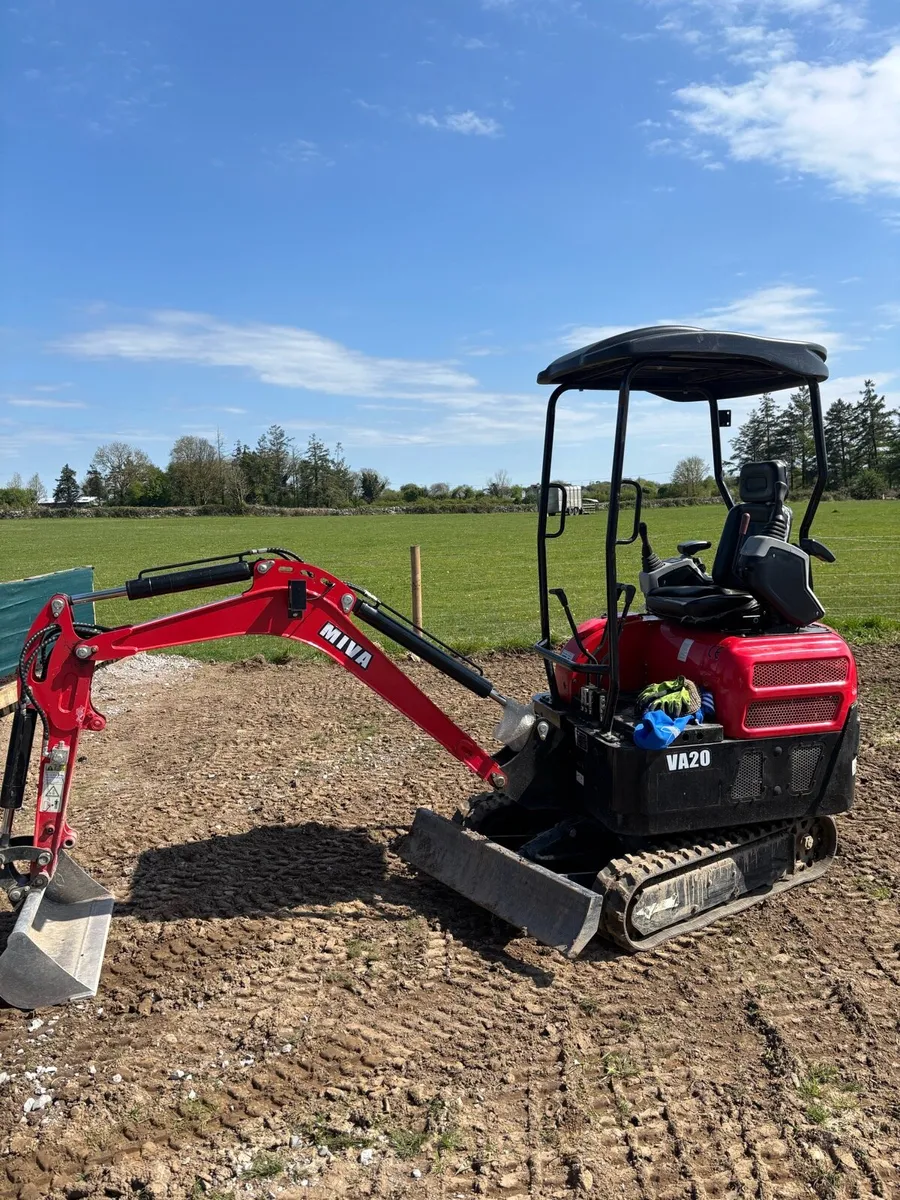 2025 MIVA VA20 mini digger - Image 1