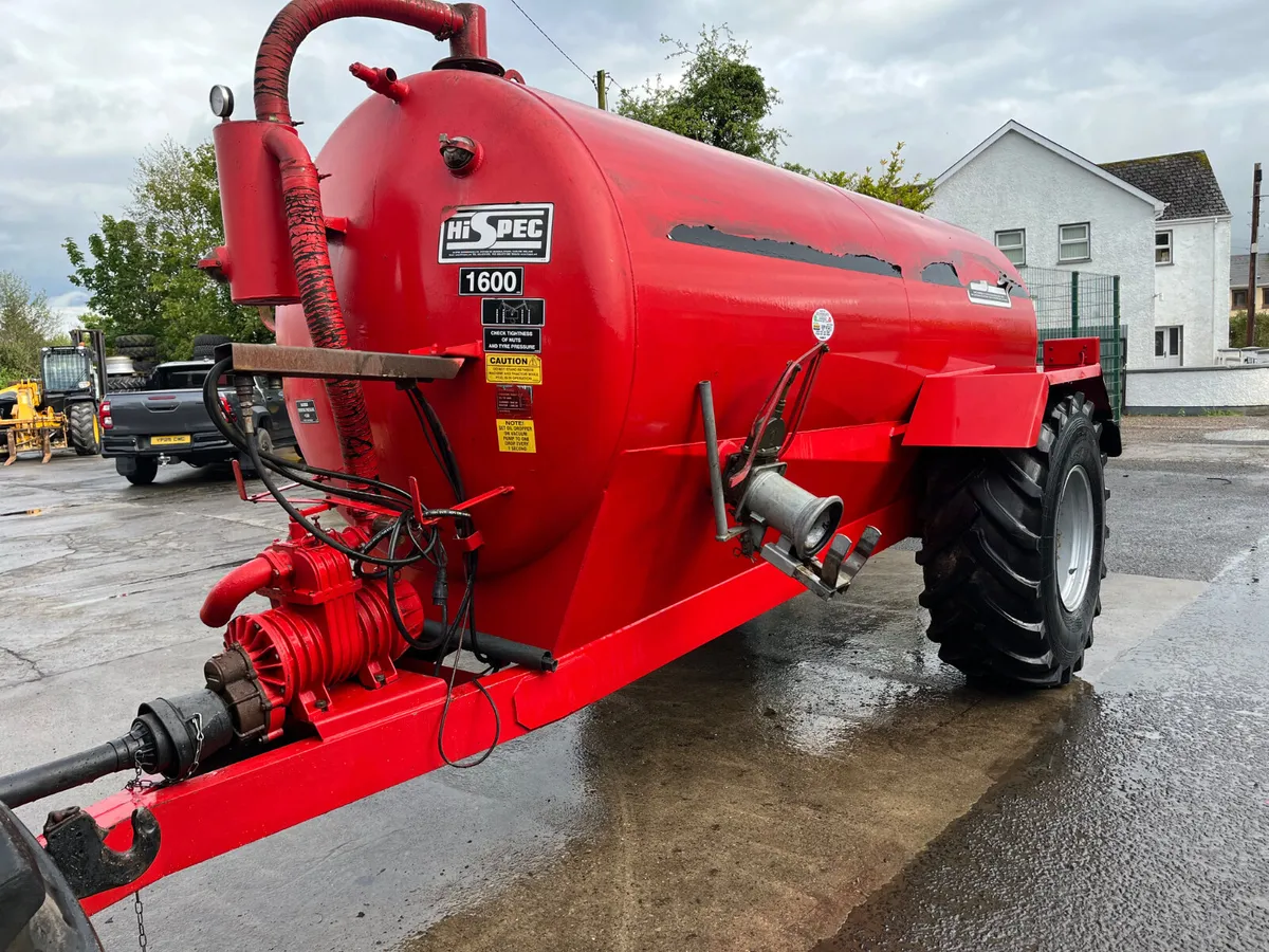 Hispec 1600 gallon tanker - Image 1
