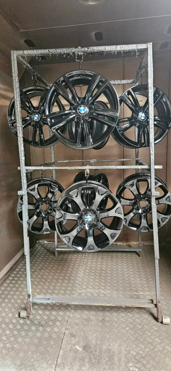 Powder coating wheels and gates - Image 1