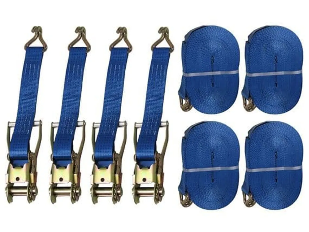 50mm x 8m x 5 Tonne Ratchet Strap 10 in a pack - Image 3
