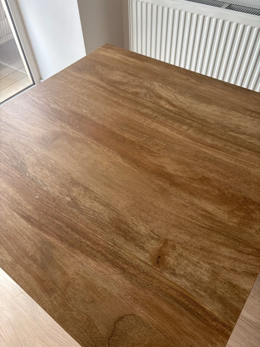 Square Extendable Dining Table 80x80cm - Image 2