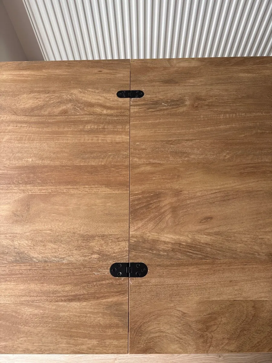 Square Extendable Dining Table 80x80cm - Image 4