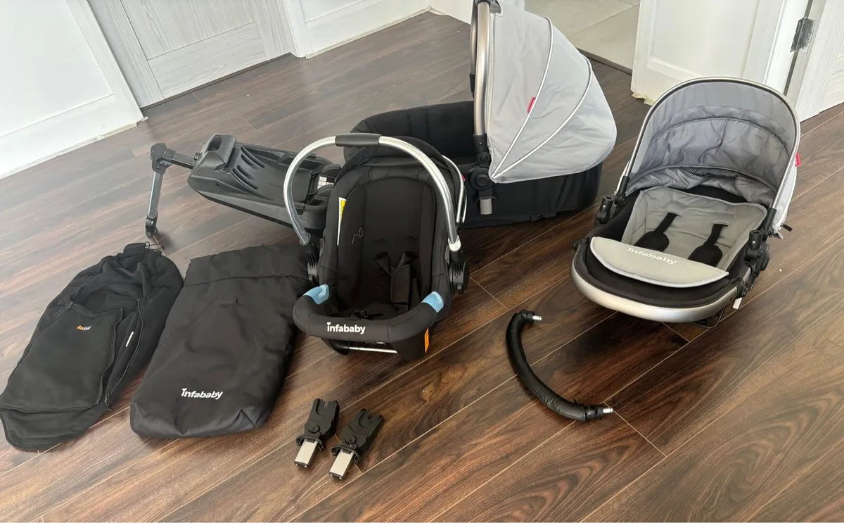 Infababy Ultimo 3-Wheel 3-in-1 Travel System - Image 2
