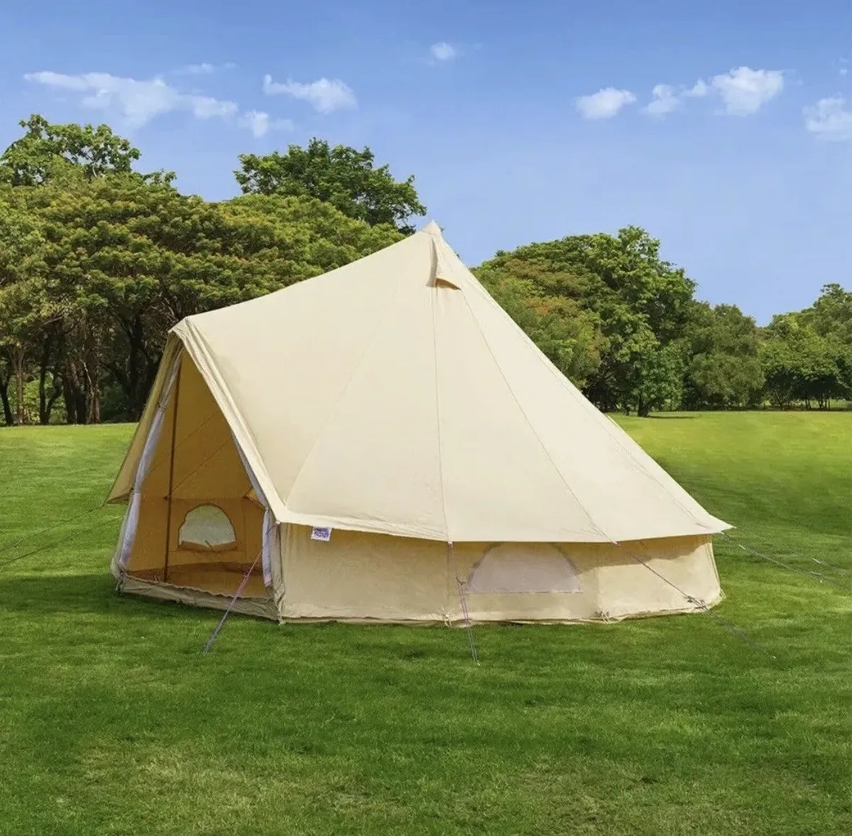 Glamping Bell Tent - 4m - Sandstone - Image 2