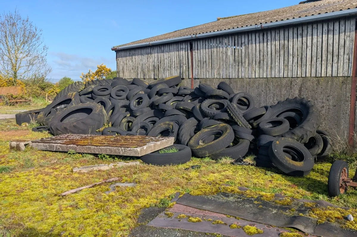 Tyres for Silage pit, Marquee floorboards - Image 1