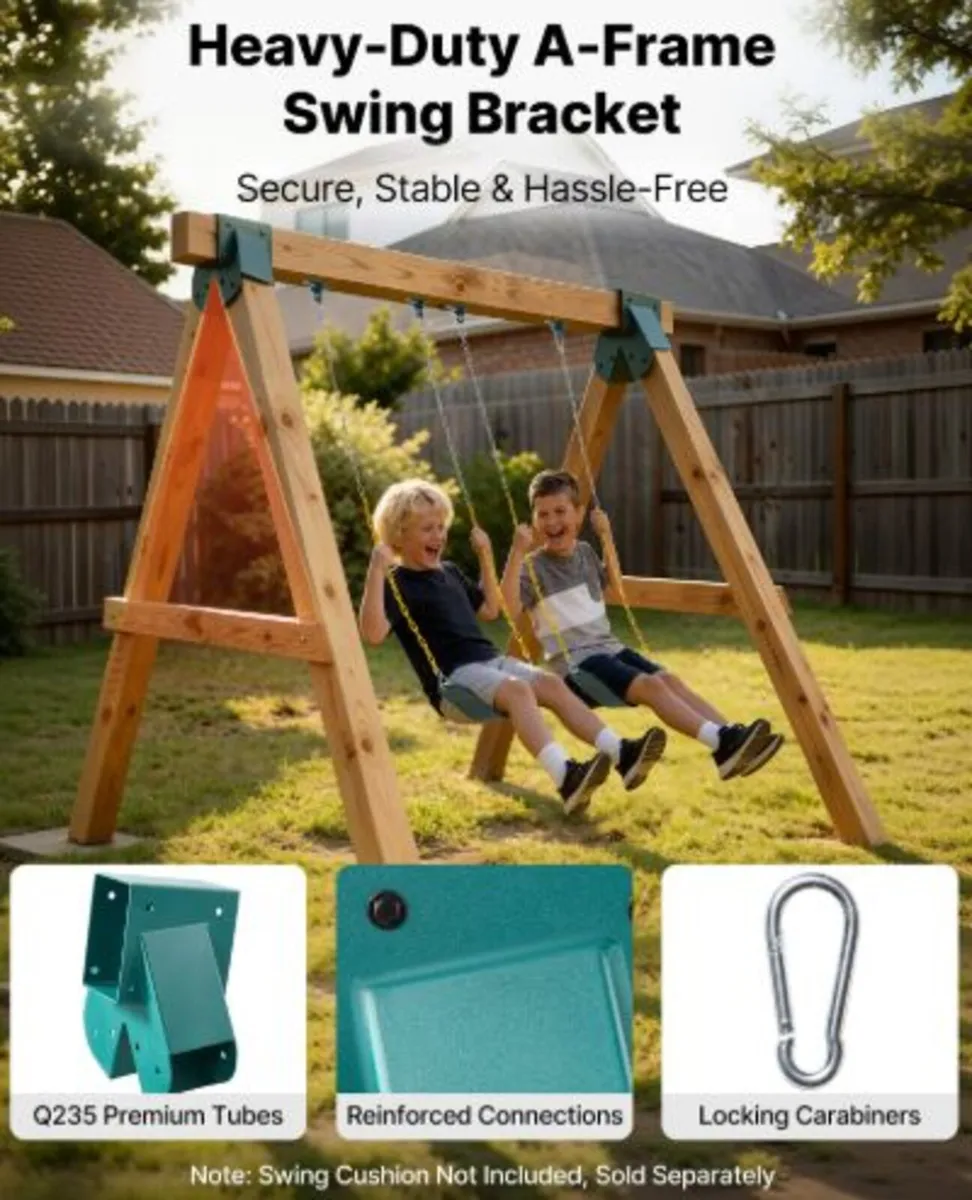 Swing Set Brackets, Heavy-Duty A-frame Set - Image 2