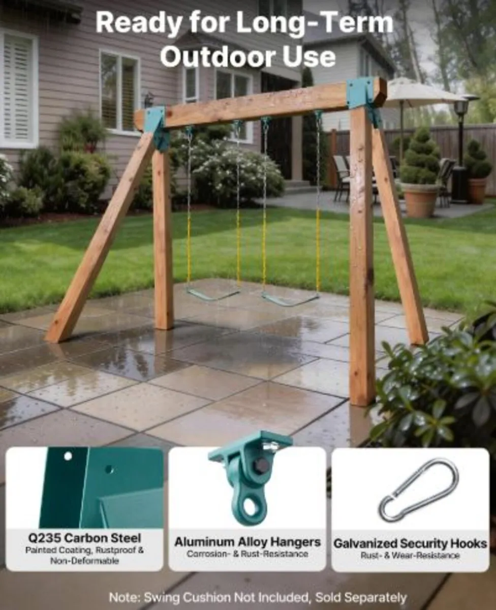 Swing Set Brackets, Heavy-Duty A-frame Set - Image 3
