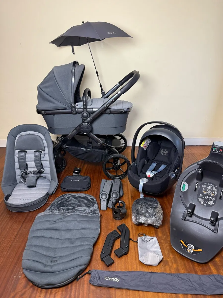 ICandy peach 7 Cybex carseat isofix swivel - Image 1
