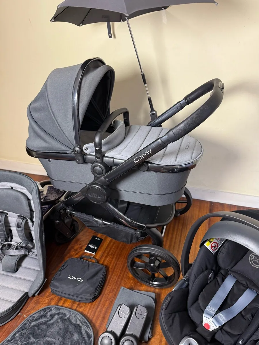 ICandy peach 7 Cybex carseat isofix swivel - Image 3