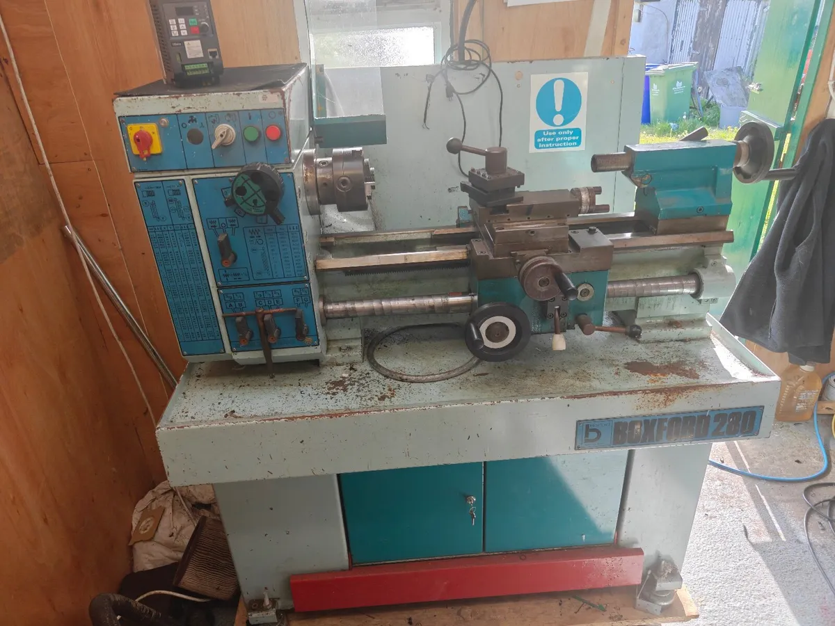 Boxford 280 Metal Lathe ex college - Image 1