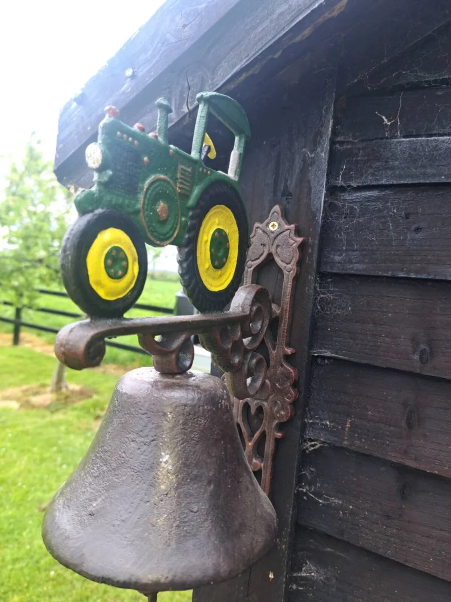 Vintage  tractor  cast  iron bell - Image 1