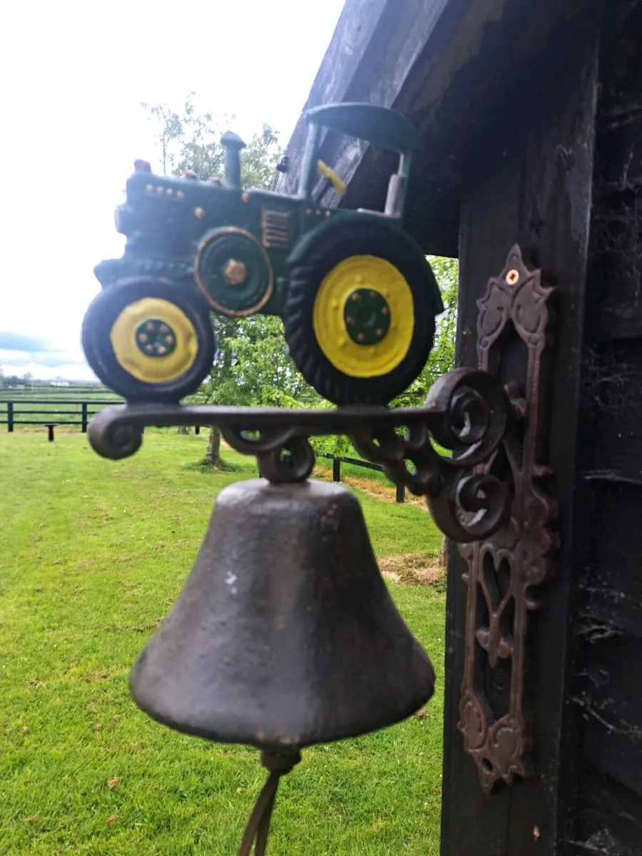 Vintage  tractor  cast  iron bell - Image 3