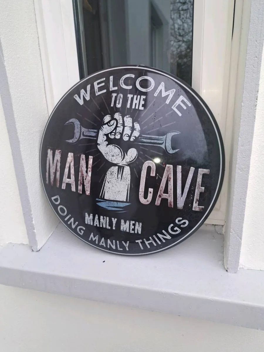 Man cave metal sign - Image 1