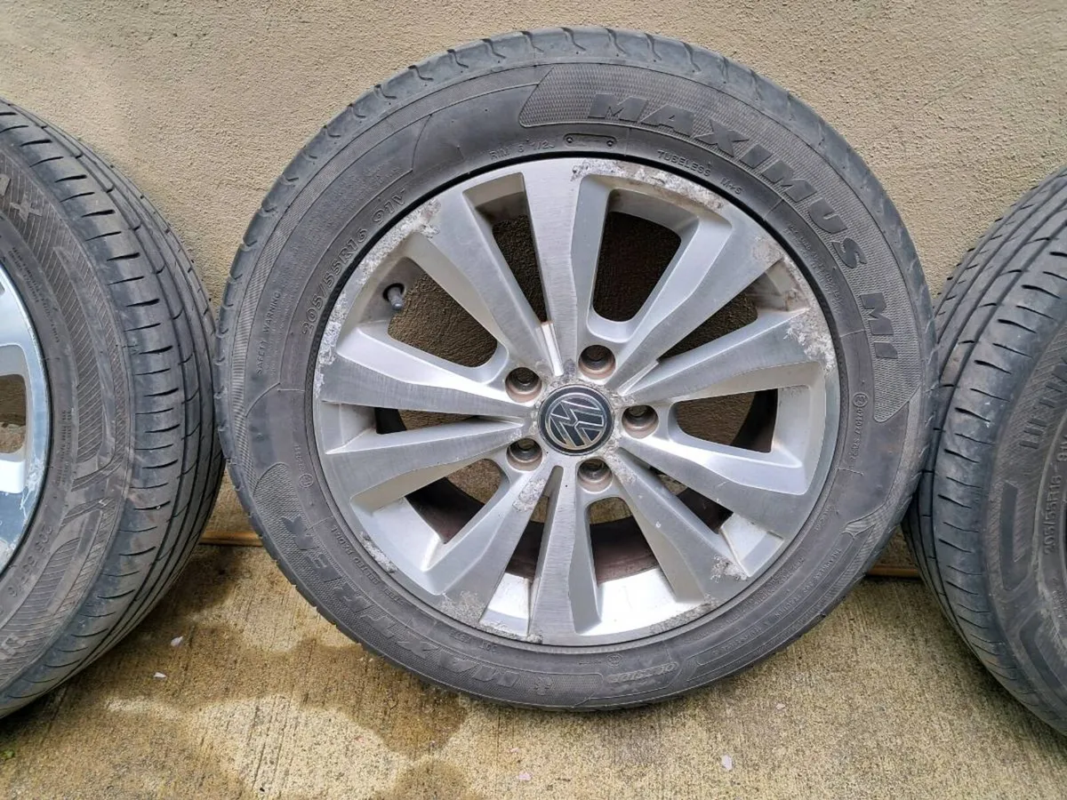 Volkswagen Alloy Wheels and Tyres - Image 1