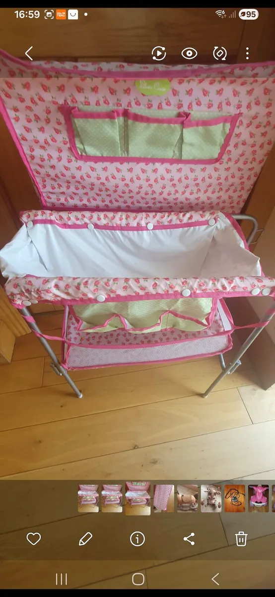 Silver cross baby doll bath stand - Image 2