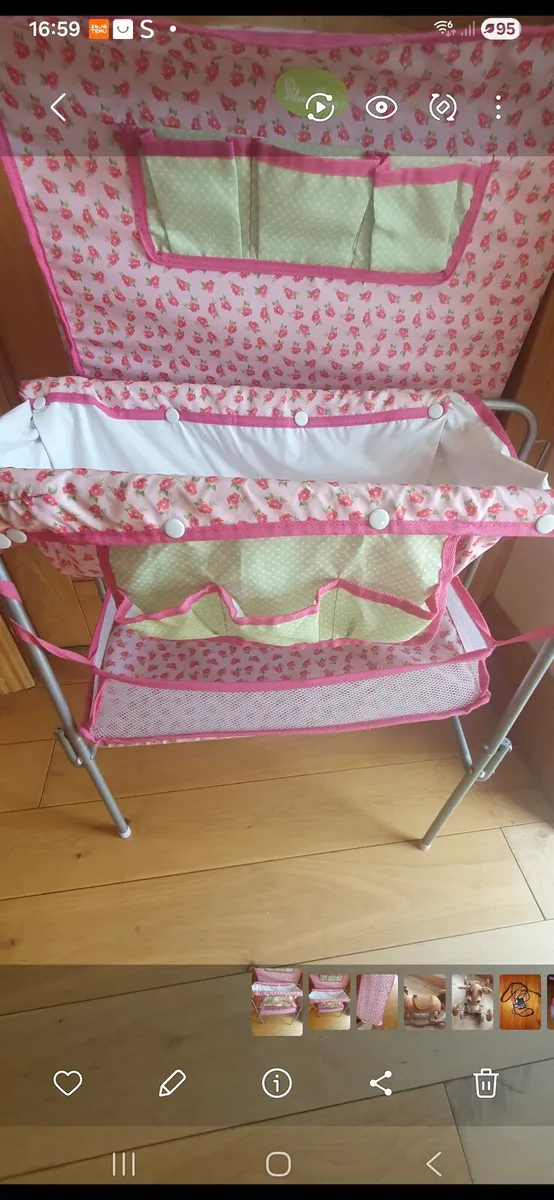 Silver cross baby doll bath stand - Image 3