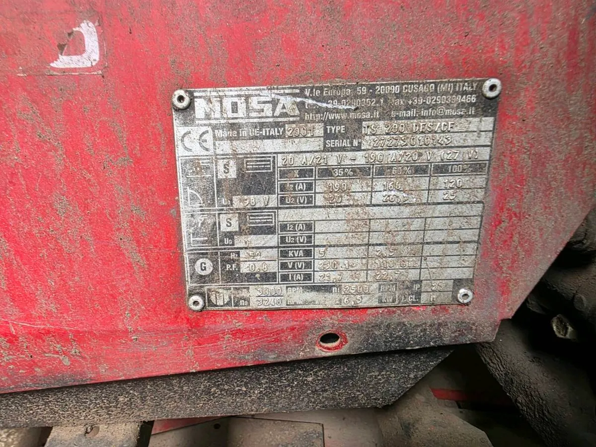 Welder Generator Mosa - Image 2