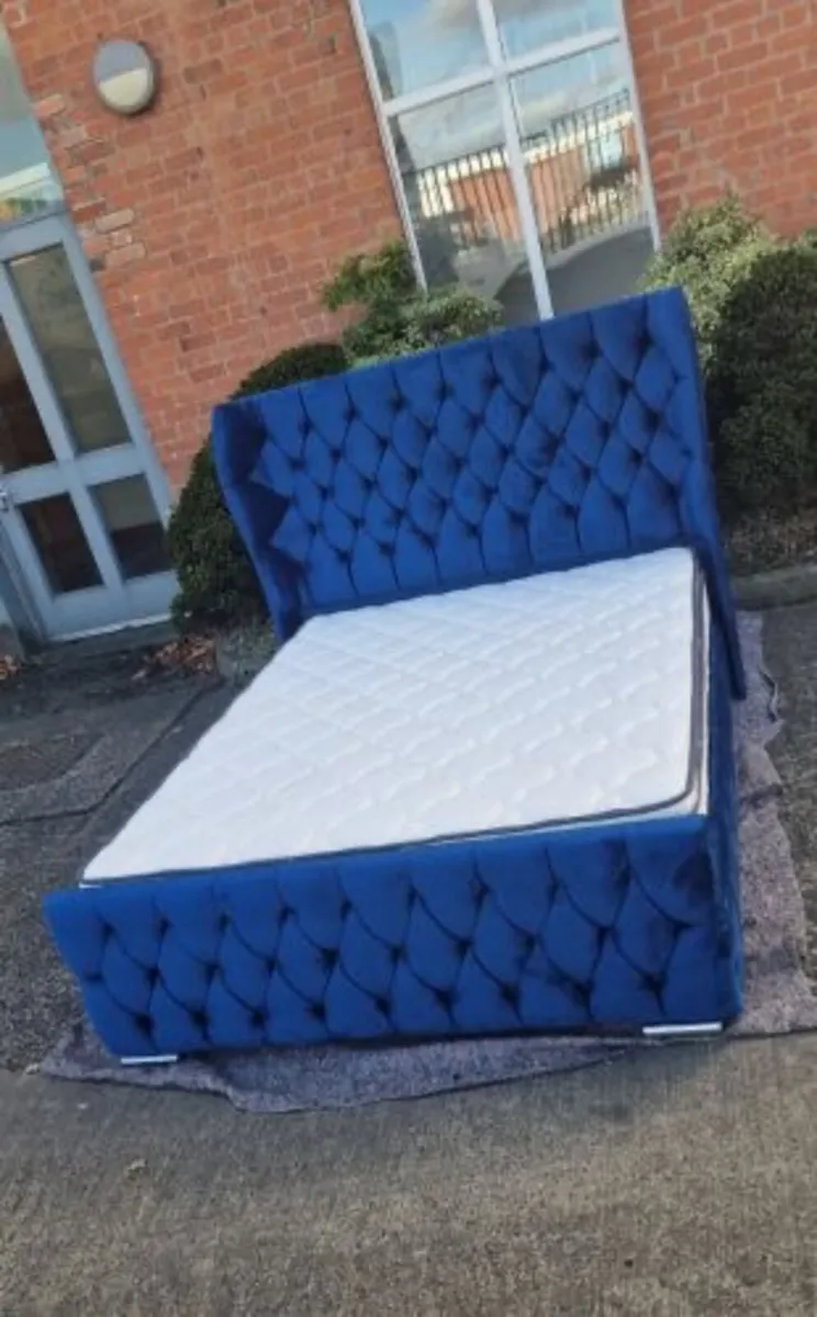 New Frame Dubai Wingback Beds - Image 1