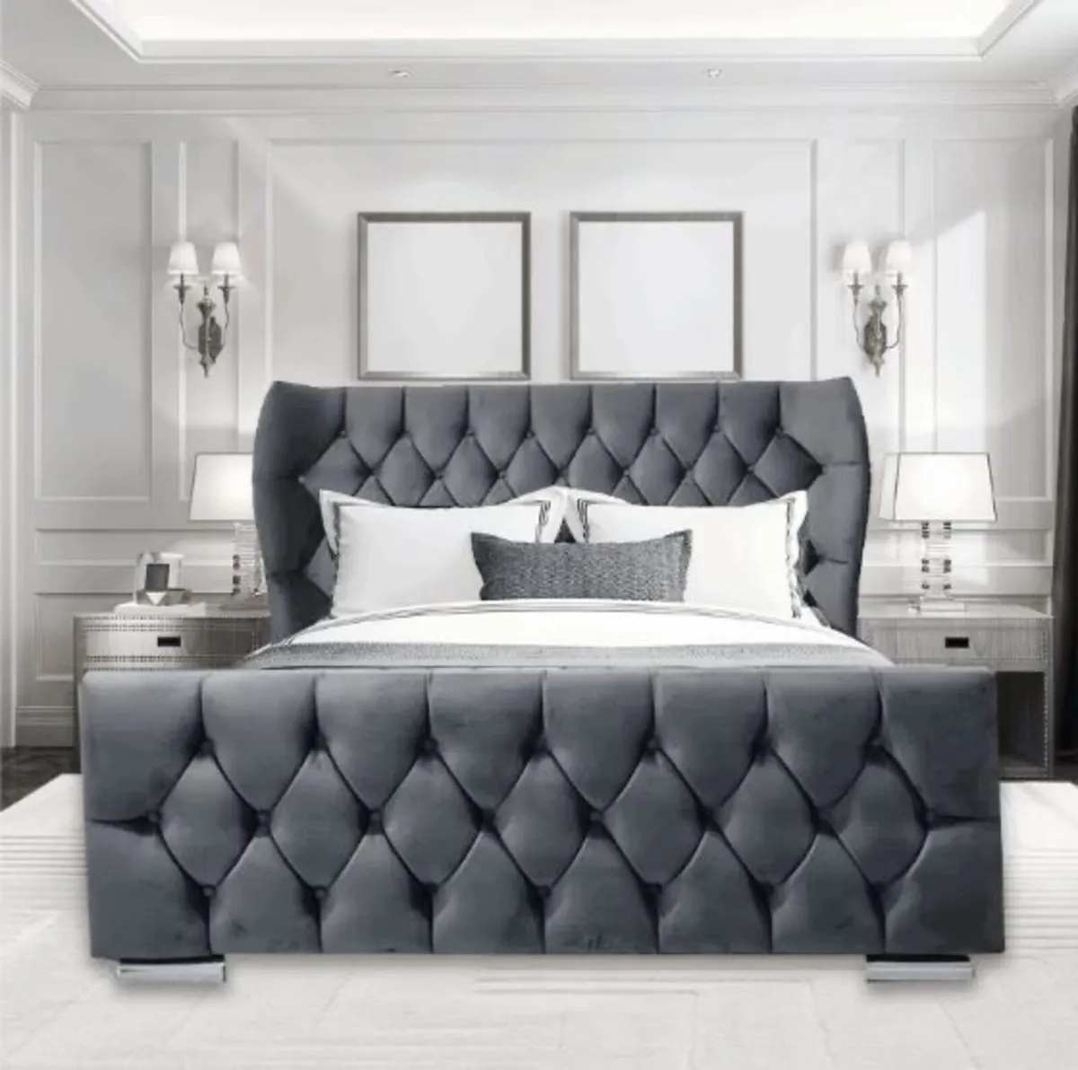 New Frame Dubai Wingback Beds - Image 4