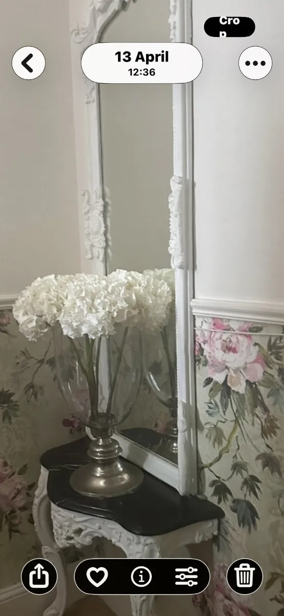 Side table and mirror - Image 2