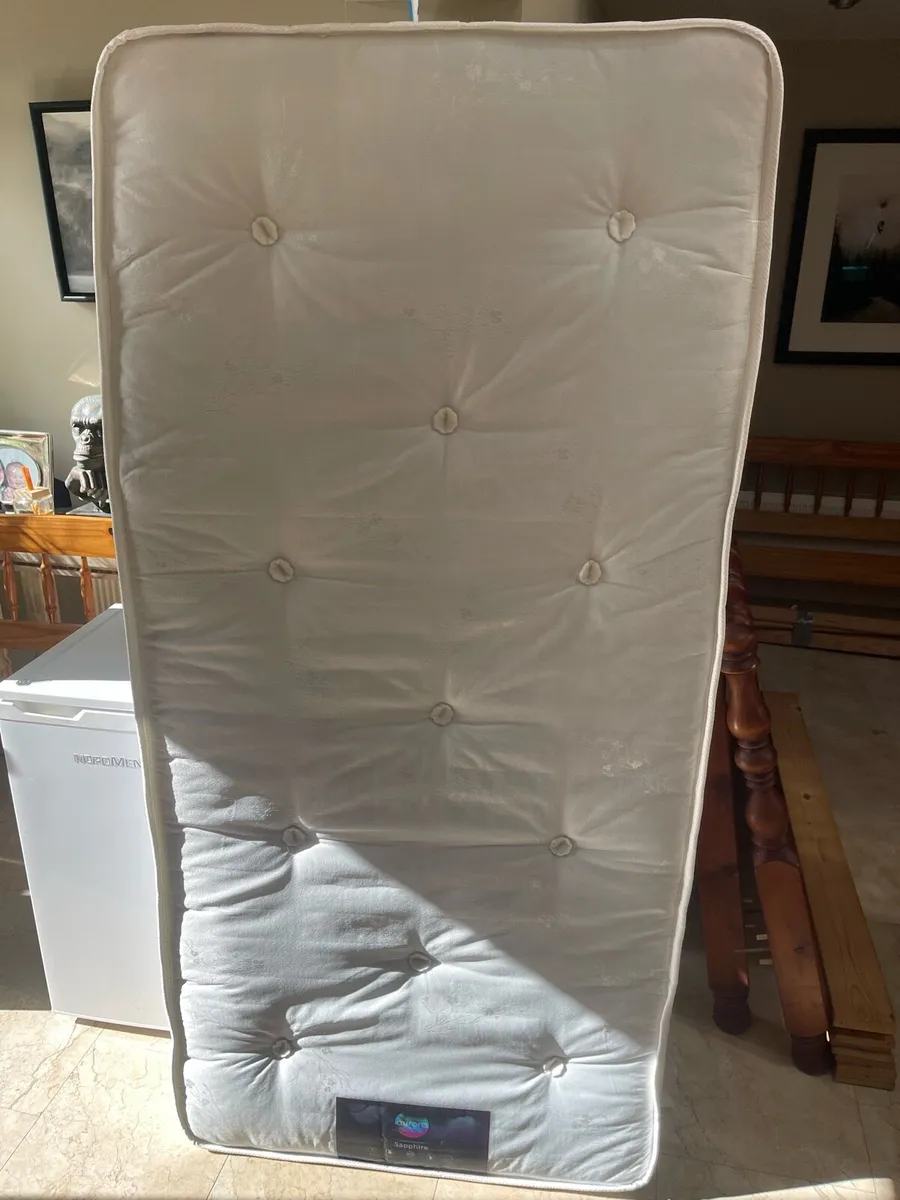 As New - Spotless Medium Thick Single Mattress - Image 1