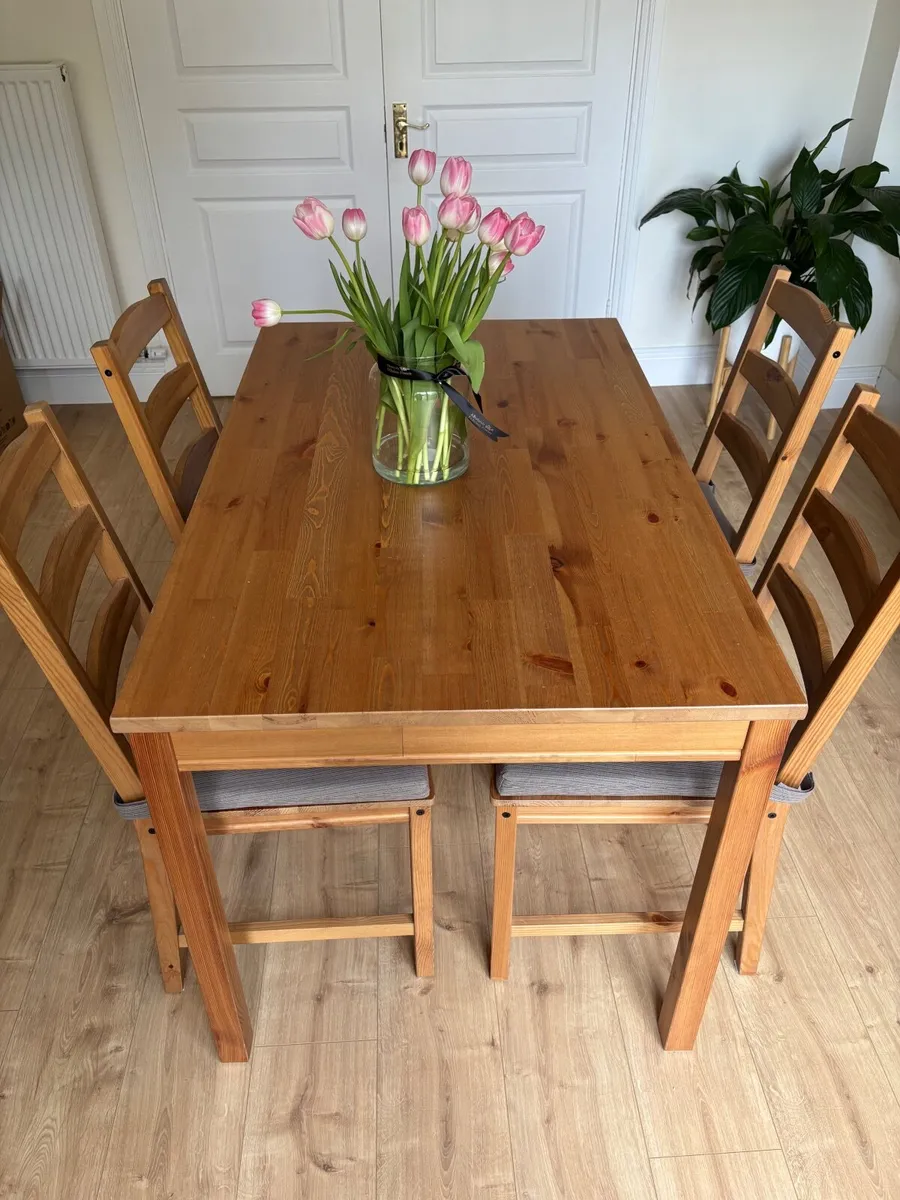 IKEA Table and 4 chairs - Image 1