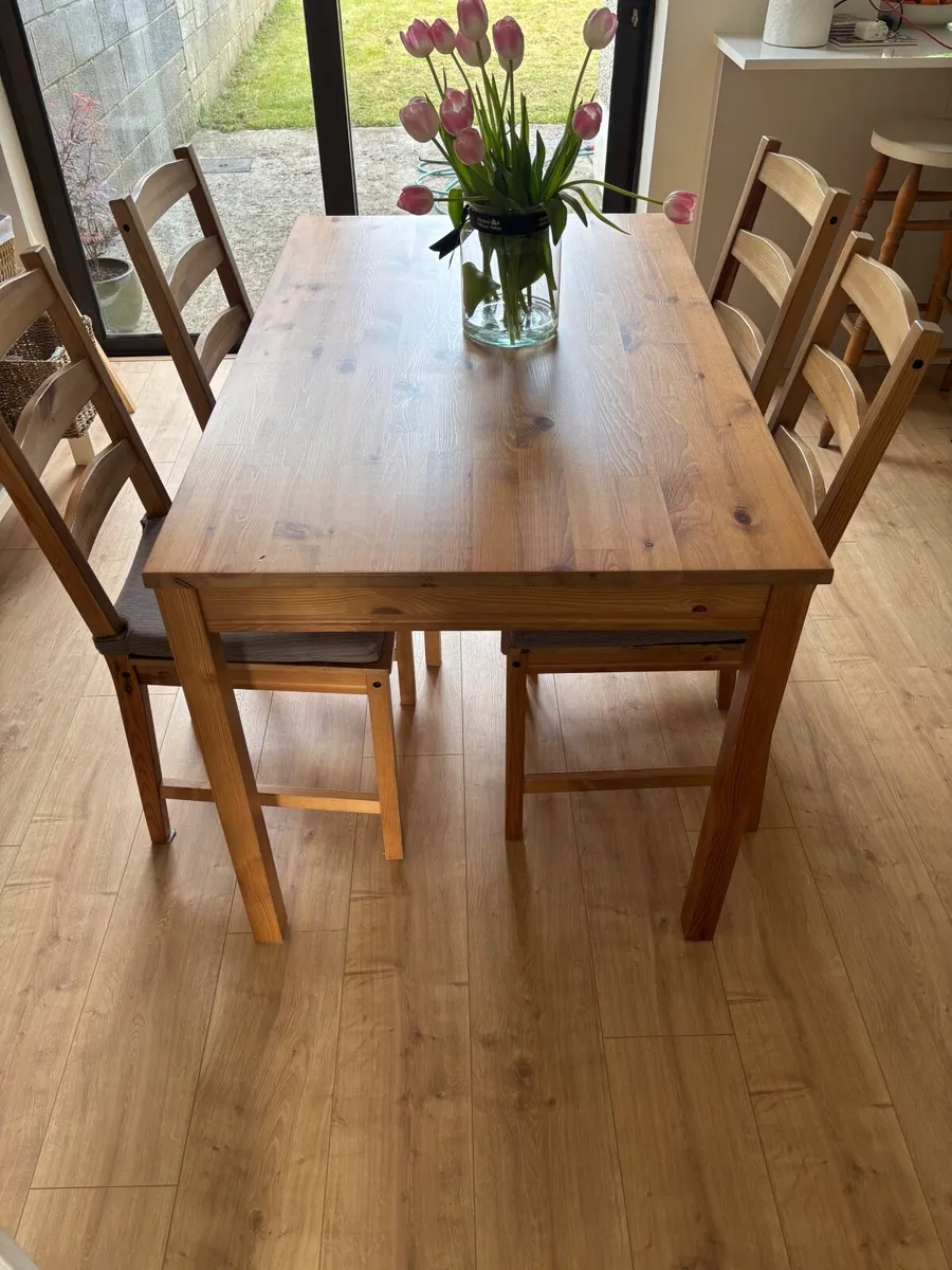 IKEA Table and 4 chairs - Image 2
