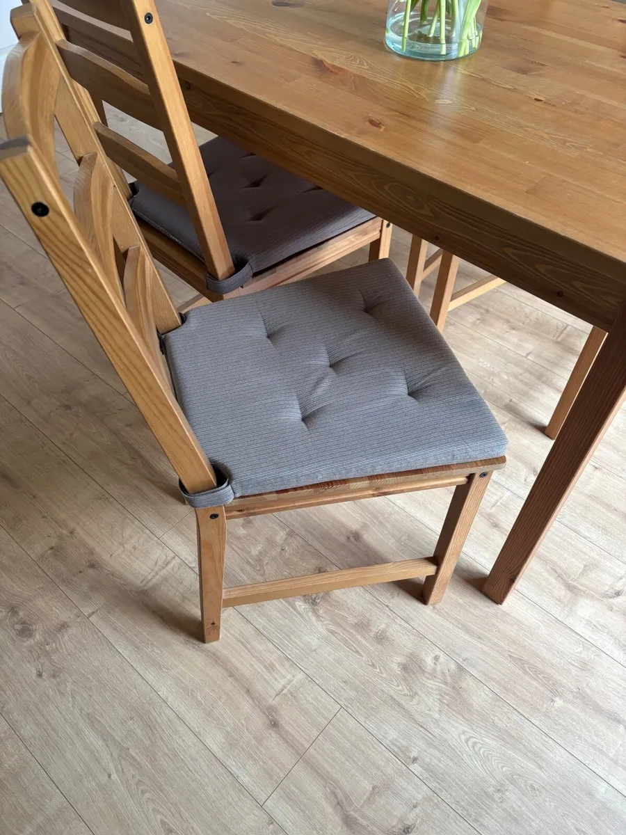IKEA Table and 4 chairs - Image 3