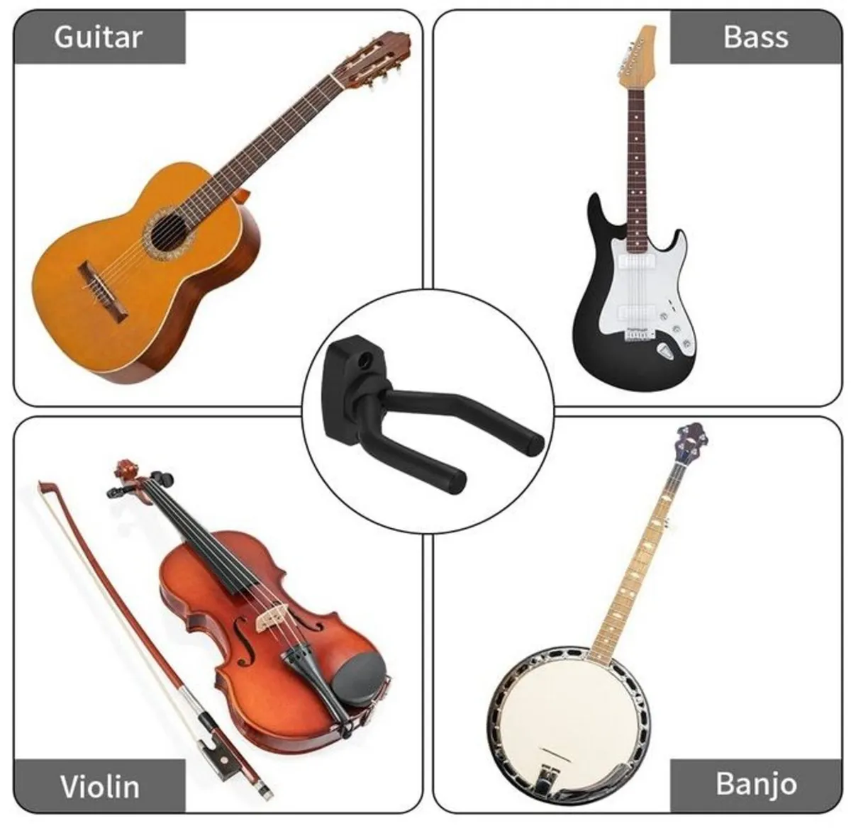 Guitar Wall Mount Hanger - Image 3
