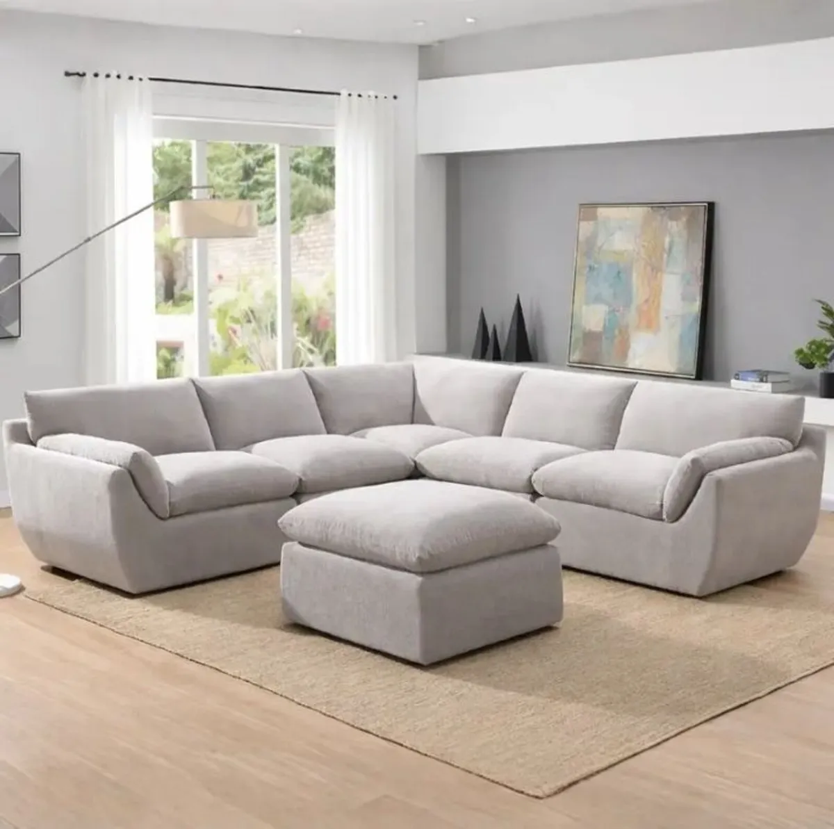 Malton 2-C-2 Corner Sofa with Ottoman