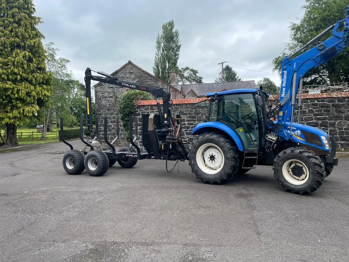 Forest Trailer - PALMS 525 Crane + 9SC Single-Beam - Image 1