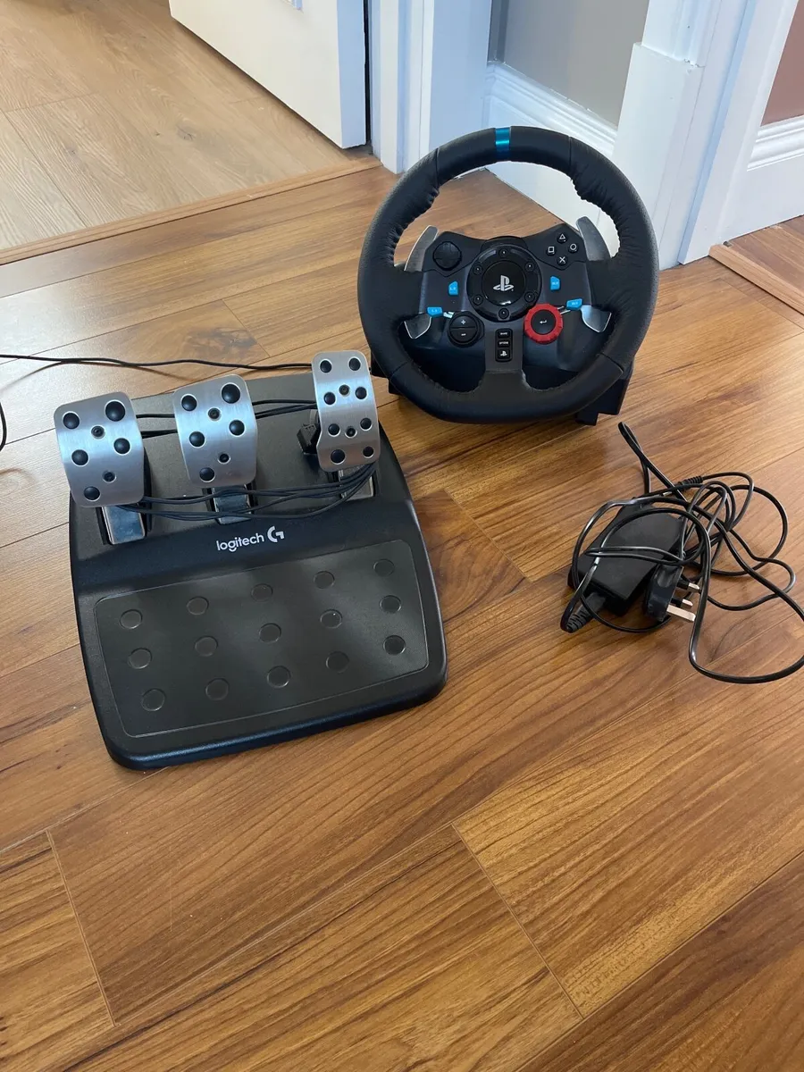 Logitech steering wheel and pedals