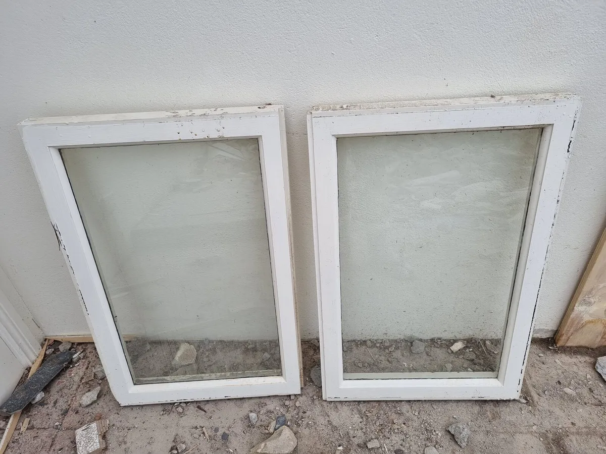 Internal solid teak casement window - Image 1