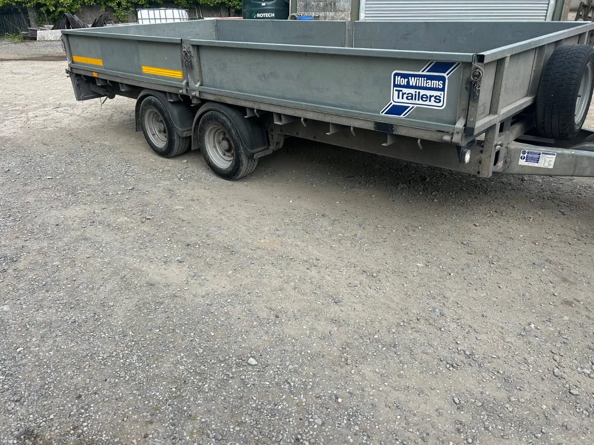 2021 Ifor Williams 14x6.6 Dropside LM146 Trailer - Image 4
