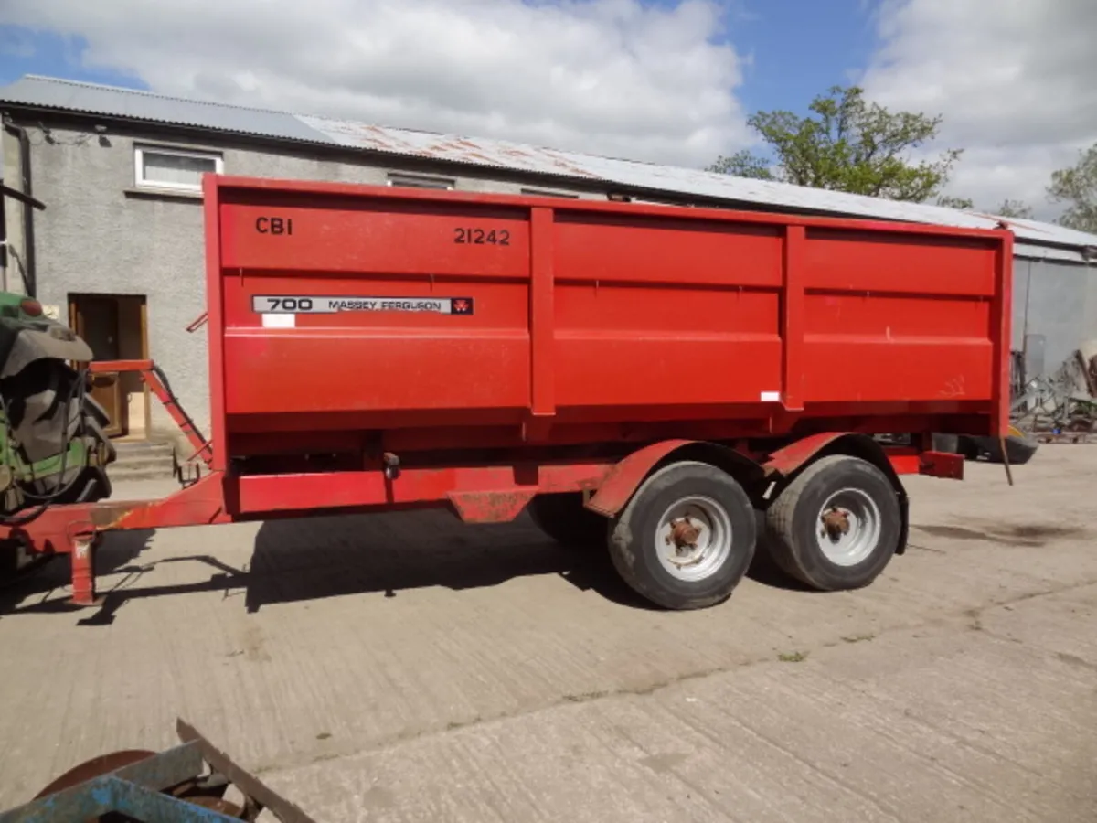 Massey Ferguson SM10 Ton Tipping Grain Trailer - Image 2