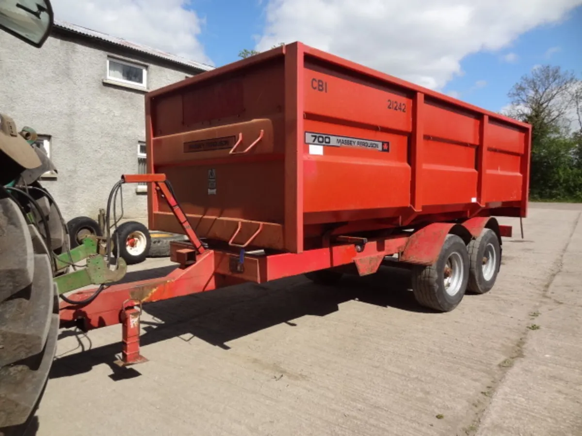 Massey Ferguson SM10 Ton Tipping Grain Trailer - Image 1