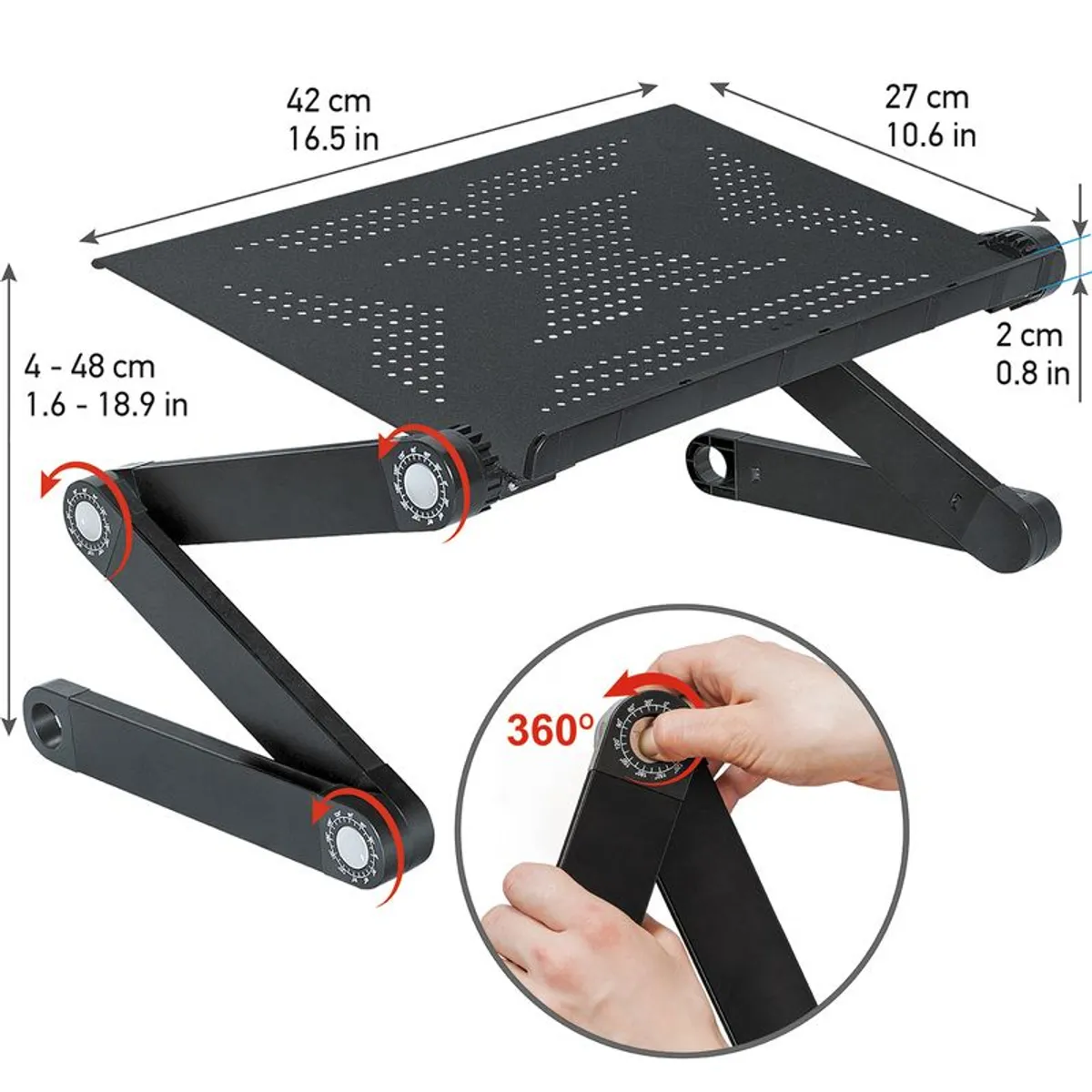 Newton Folding Labtop Table - Image 3