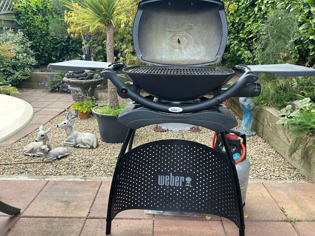 Webber barbecue inc.gas bottle can be seen working - Image 2