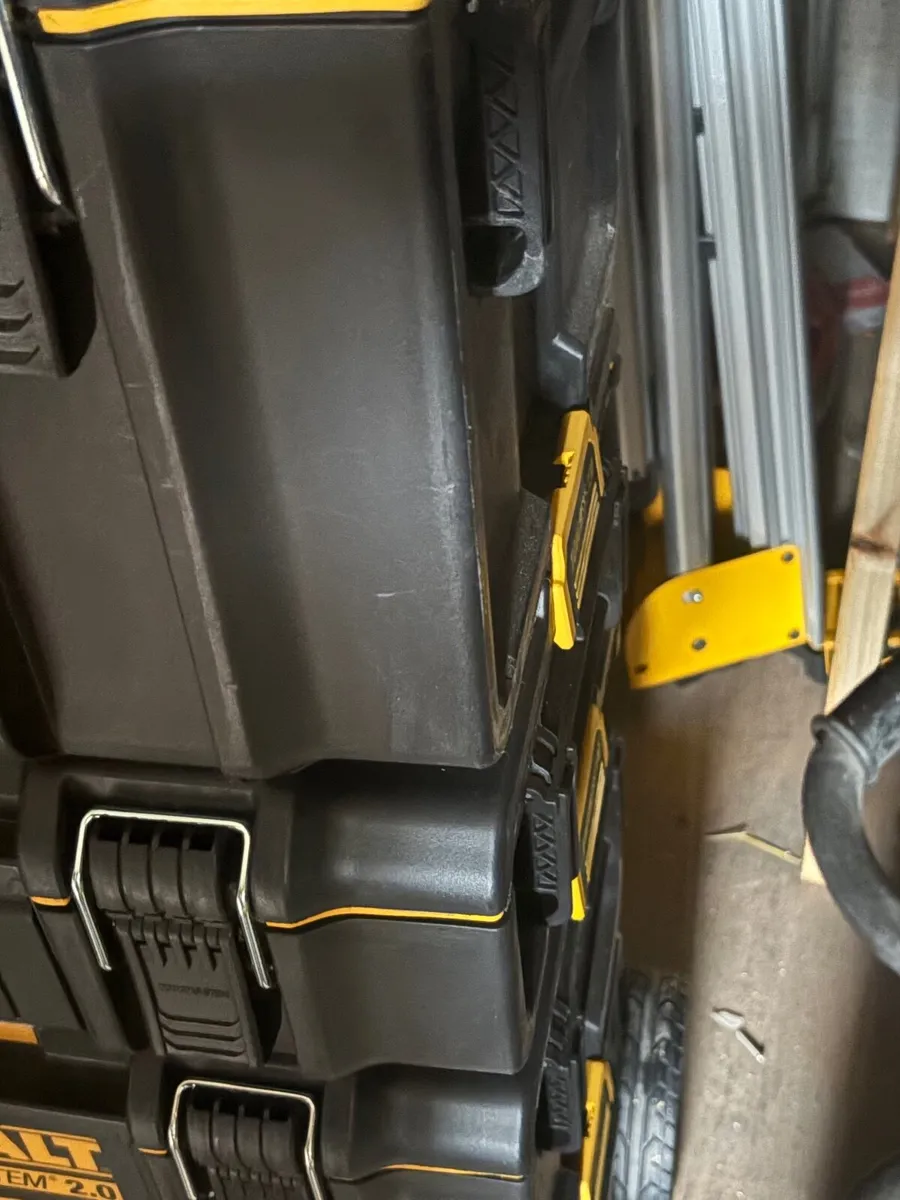 Dewalt Toughsystem toolboxes and hoover - Image 2